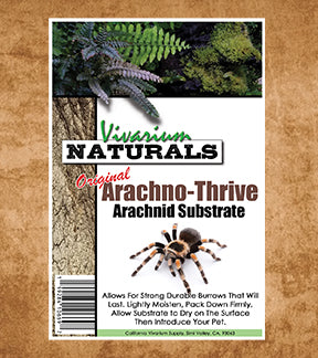 Vivarium Naturals Brand - Original Arachno-Thrive Premium Arachnid Burrowing Substrate